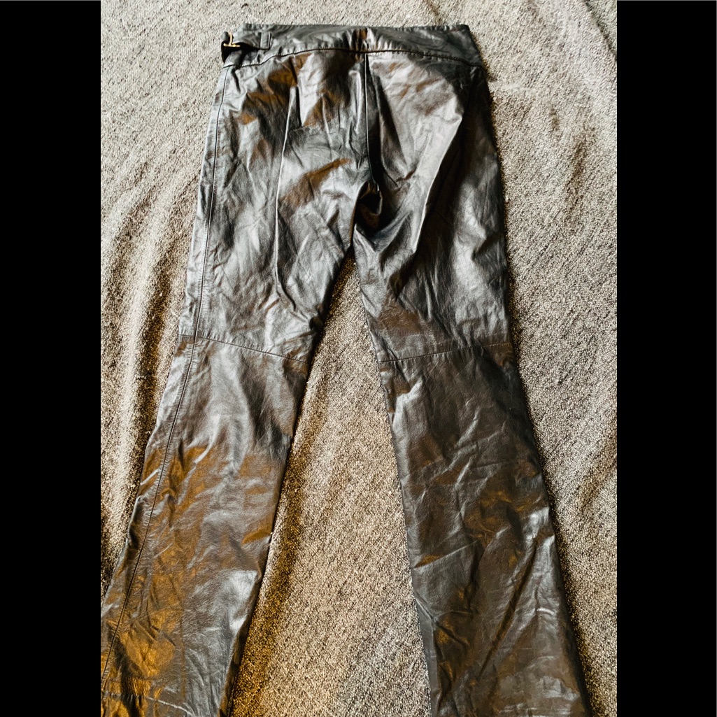 Theory Black Leather Pants
